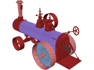 Tractor 3D Model preview
