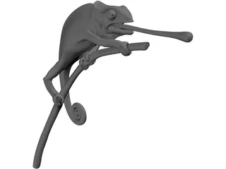 Chameleon 3D Model preview