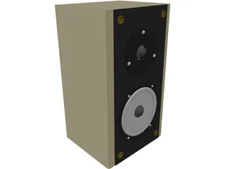 Speaker 3D Model preview