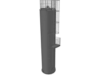 Water Tank 3D Model preview