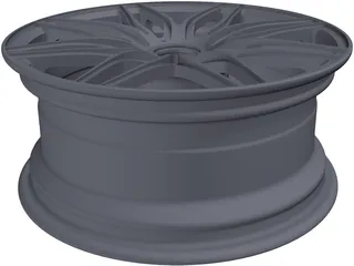Wheel Rim 3D Model preview