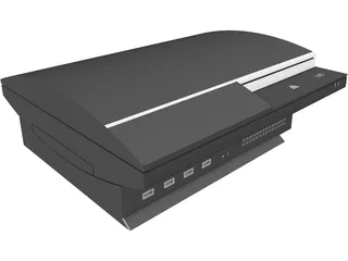 Sony Playstation 3 3D Model preview