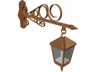 Light Candle Wall Mounted 3D Model preview