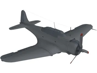Douglas SBD Dauntless 3D Model preview