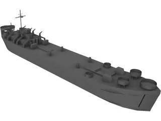 LST 511 Class 3D Model preview