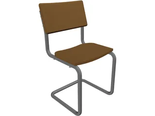 Chair Cantilever 3D Model preview