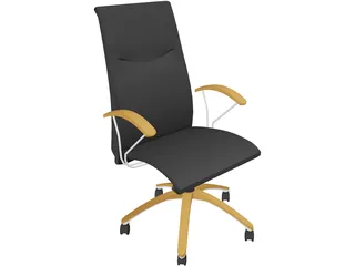 Chair Oxford Secretary 3D Model preview