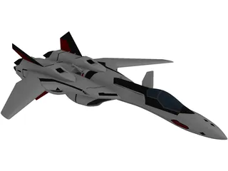 YF-19 Excalibur 3D Model preview