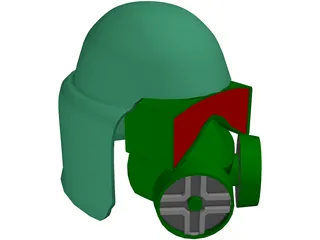 Gas Mask 3D Model preview