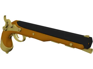 Pistol Dueling 3D Model preview