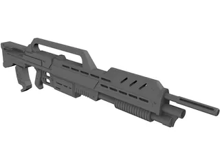 Morita Assault Rifle 3D Model preview