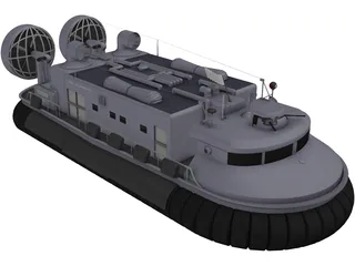 Hovercraft 3D Model preview