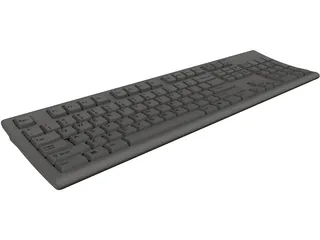 Computer Keyboard 3D Model preview