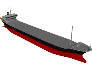 Cargo Ship 3D Model preview
