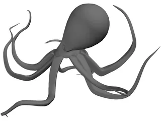 Octopus 3D Model preview
