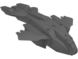 Pelican Dropship 3D Model preview