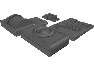 Alarms 3D Model preview