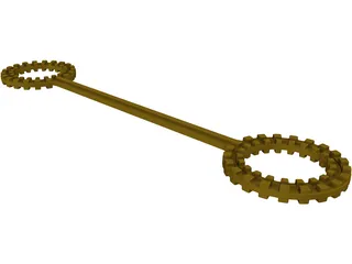 Bubble Wand 3D Model preview