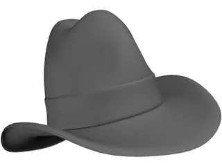 Cowboy Hat 3D Model preview
