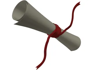 Diploma 3D Model preview