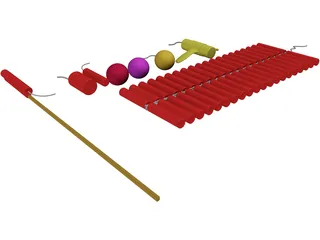 Fireworks 3D Model preview