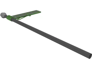 Mardi Gras Sign 3D Model preview