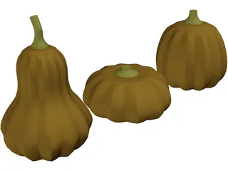 Squash 3D Model preview