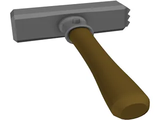 Masonry Hammer 3D Model preview