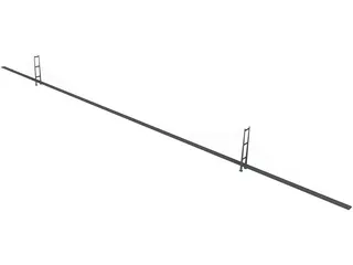 Messina Bridge 3D Model preview
