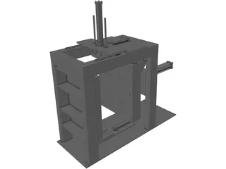 Mold Press 3D Model preview