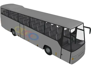 Volvo Bus 3D Model preview