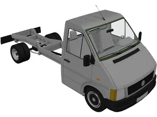 Volkswagen LT Single Cabin 3D Model preview