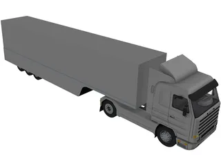 Scania 143 3D Model preview