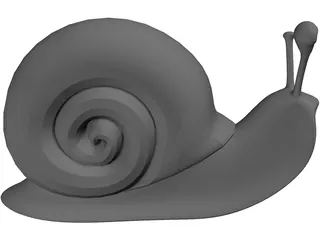 Snail 3D Model preview
