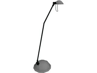 Lamp Desk 3D Model preview