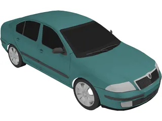 Skoda Octavia (2004) 3D Model preview