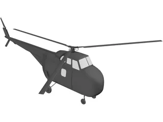 Sikorsky H-19 Chickasaw 3D Model preview