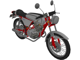 Honda Dream 50 3D Model preview