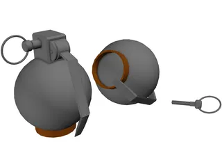Granades 3D Model preview