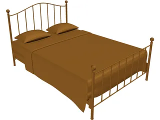 Bed Iron 3D Model preview