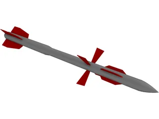 Missile AA10 Alamo 3D Model preview