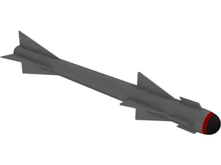 Missile AA8 Aphid 3D Model preview