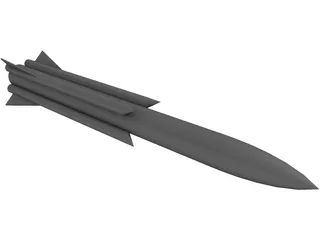 Missile AS17 Krypton 3D Model preview