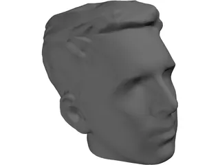 Head Male 3D Model preview