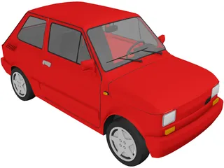 Fiat Maluch 3D Model preview
