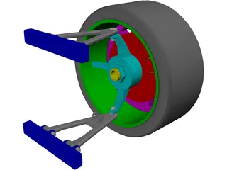 Wheel 3D Model preview