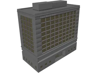 Hospital 3D Model preview