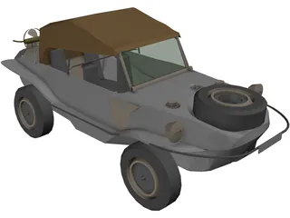 Schwimmwagen 3D Model preview