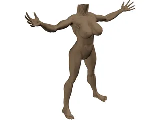 Body Female 3D Model preview