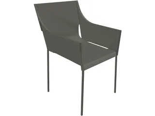 Chair Starck 3D Model preview